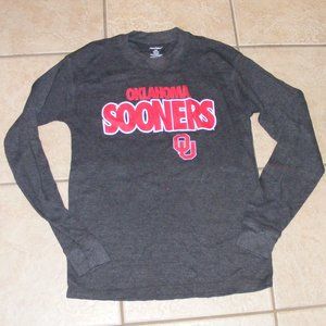 Sz Medium OU OKLAHOMA SOONERS Dark Gray Shirt